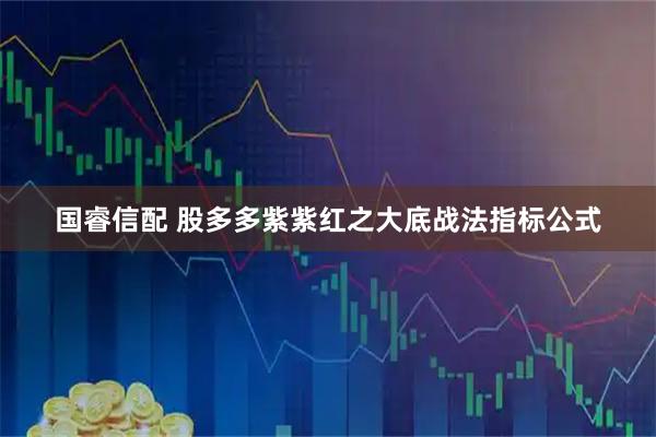 国睿信配 股多多紫紫红之大底战法指标公式