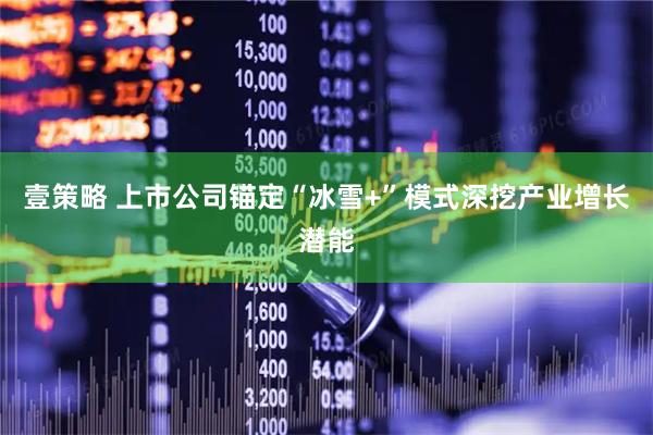 壹策略 上市公司锚定“冰雪+”模式深挖产业增长潜能